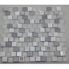 White Aluminum Mosaic/ Glass Mosaic/ Marble Mosaic (HGM392)